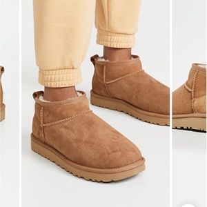 UGG ultra mini boot in chestnut size 6 (fits like 6.5)